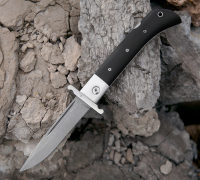 Складная Финка из булатной стали купить на сайте koval-knife.shop
